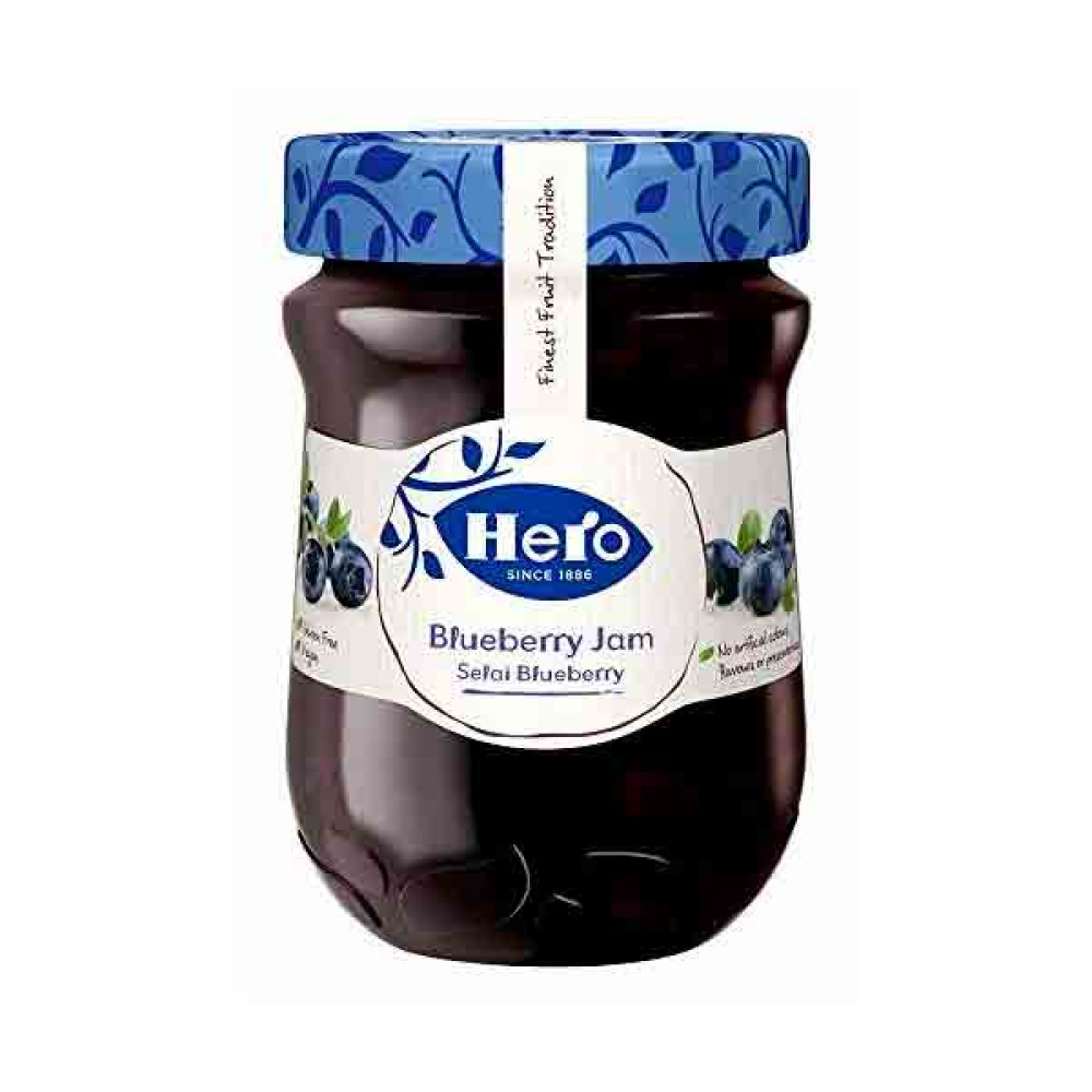 HERO BLUEBERRY JAM 340GM