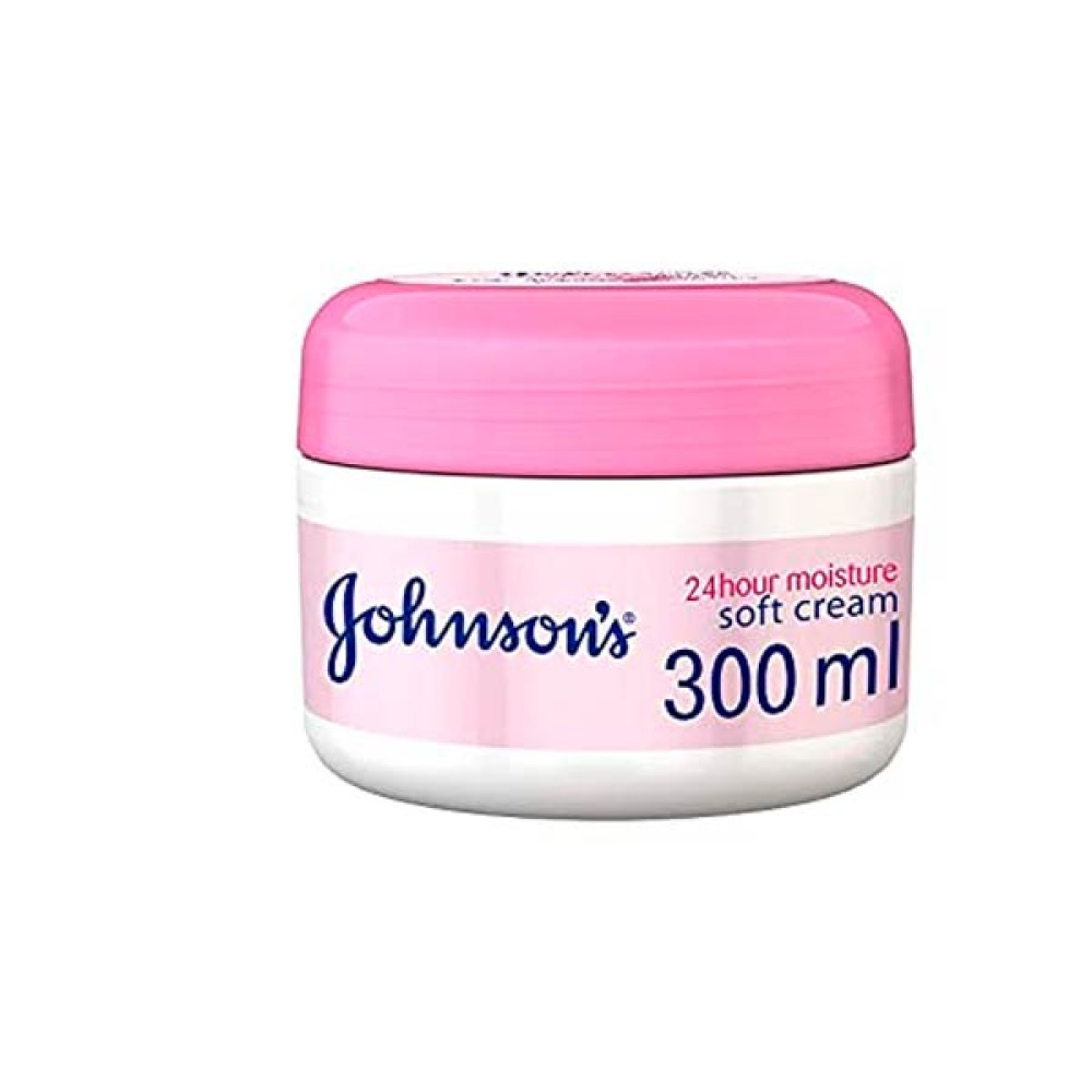 J & JOHNSON 24HR MOISTURE SOFT CREAM 300ML 