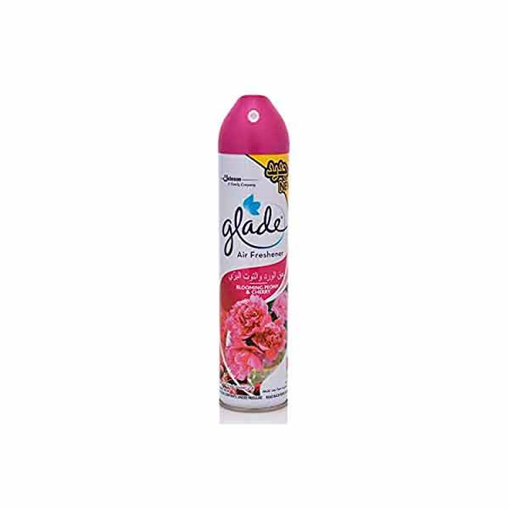 GLADE AIR FRESHNER PEONY & CHERRY 300ML 