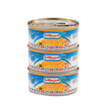 AMERICANA LIGHT TUNA CHUNKY 3 X 160GM