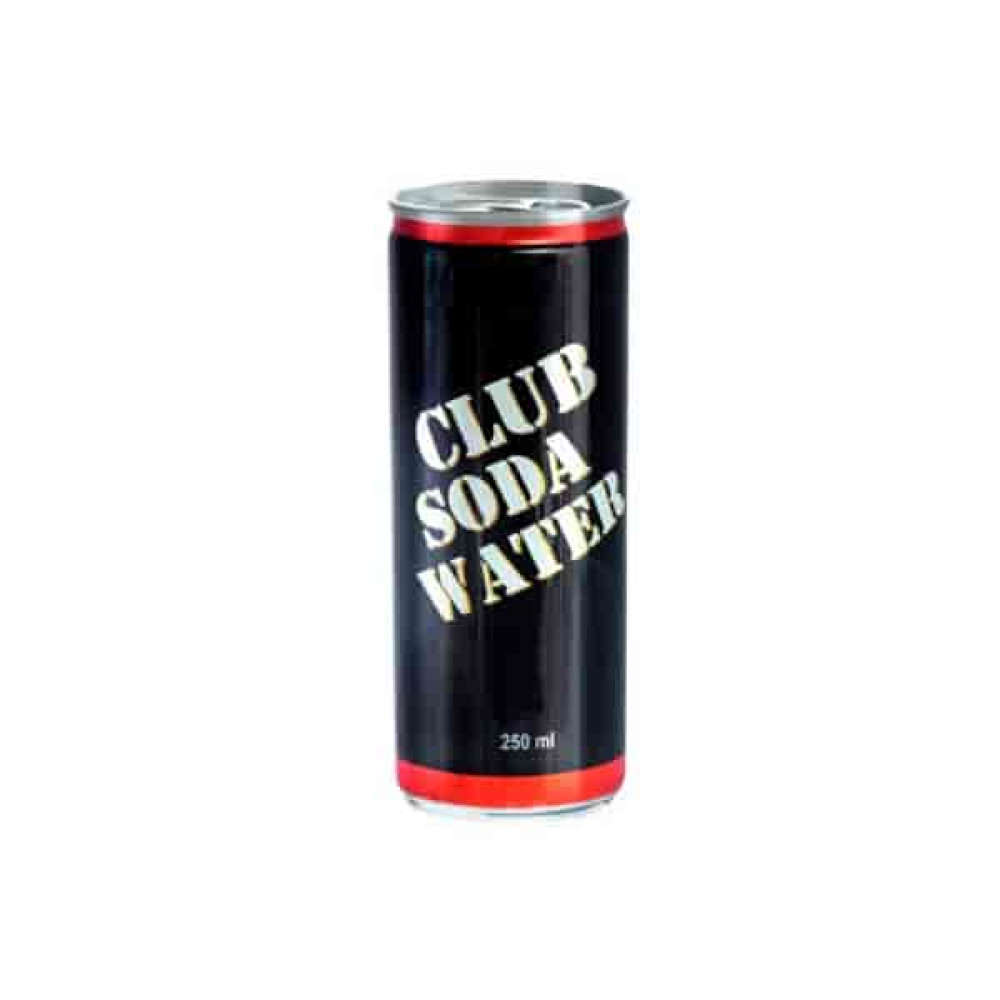 CLUB SODA WATER CAN 250ML 