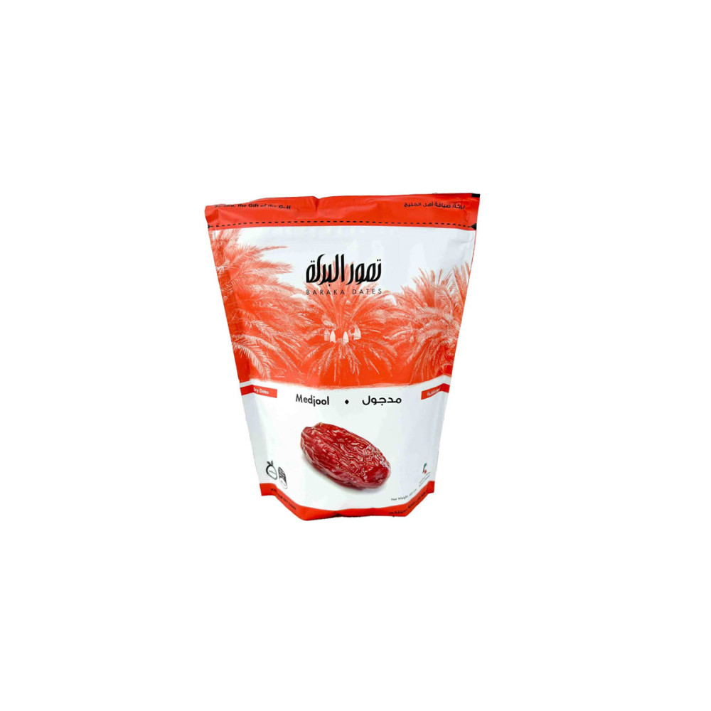 AL-BARAKA MEDJOOL MALAKI ZIPPER BAG 400GM