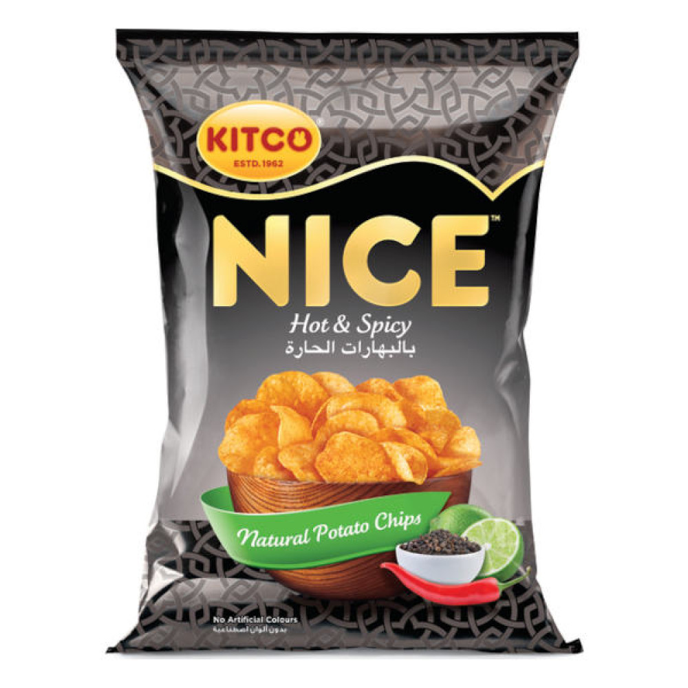 NICE POTATO CHIPS HOT & SPICY 30GM 
