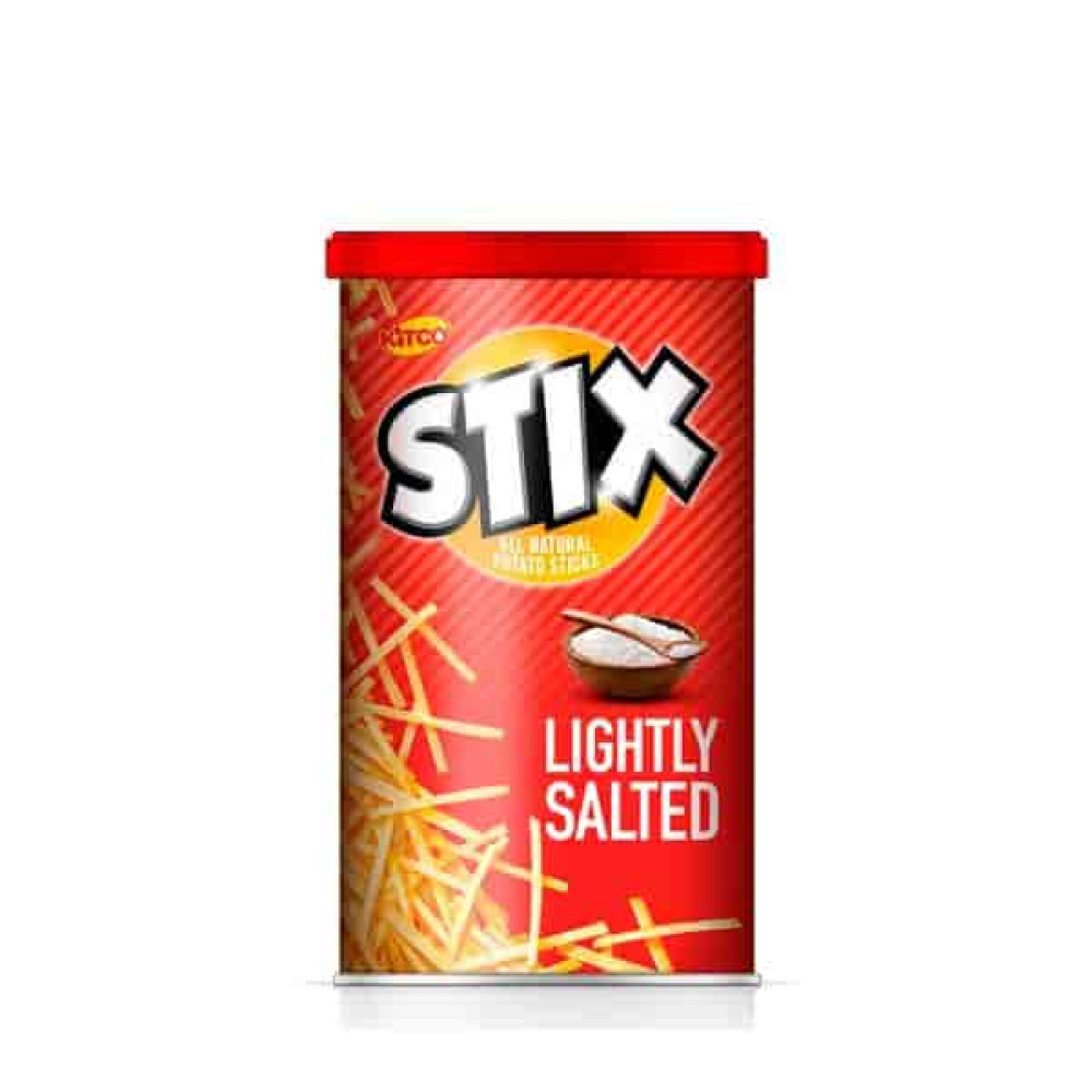 KITCO POTATO STIX LIGHT SALTED CAN 45GM 