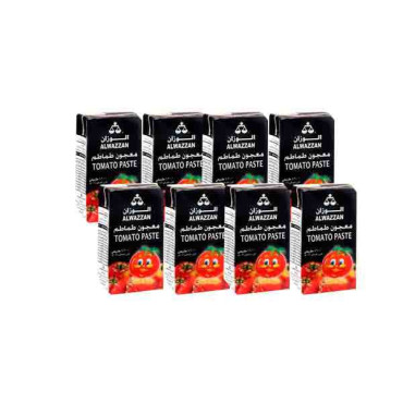 AL WAZZAN TOMATO PASTE 8 X 135GM 