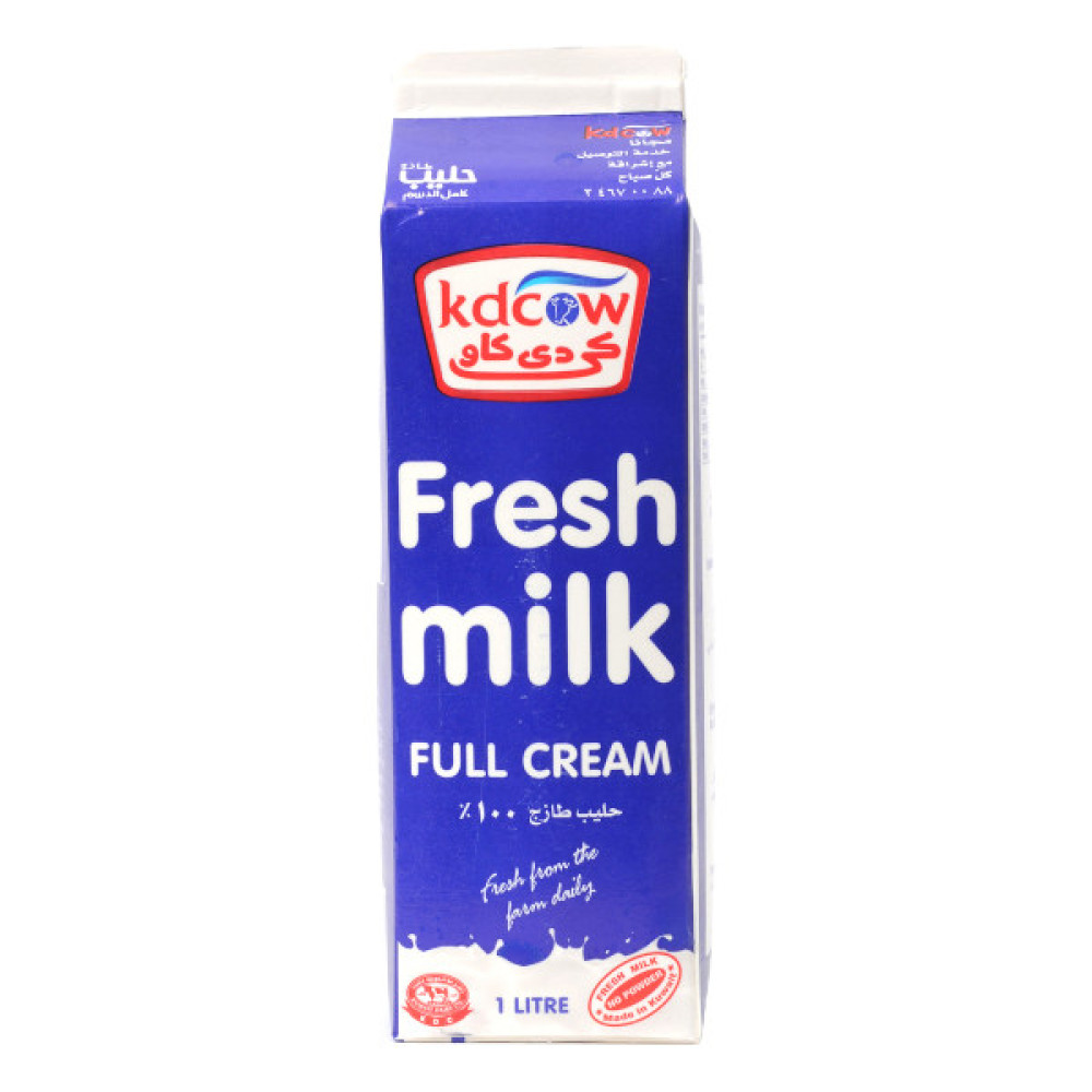 KD COW FRESH MILK 1 LTR 