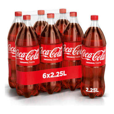 COCA COLA SOFT DRINK 6 X 2.25LTR 