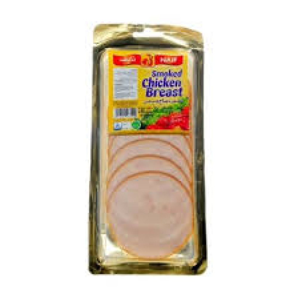 NAIF SMOKED CHICKEN BREASTVACCUM SLICES 160GM