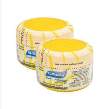 ELSADA HAIR GEL YELLOW 2X100ML (1+1)