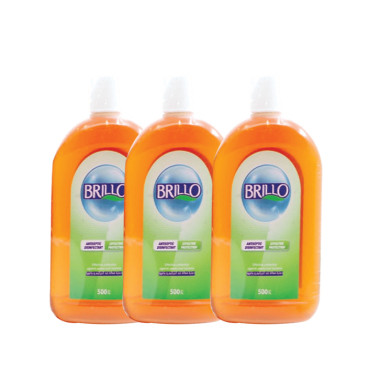 BRILLO ANTISEPTIC DISINFECTANT  3X500ML