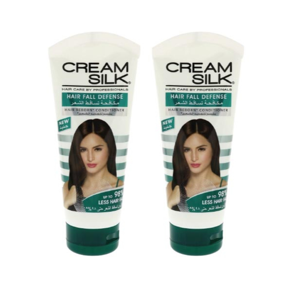 CREAM SILK CONDITIONER HAIR FALL DEFENSE 2 X 180ML 