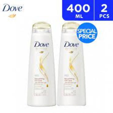 DOVE SHAMPOO NUTRI OIL 2S*400ML 15%OFF