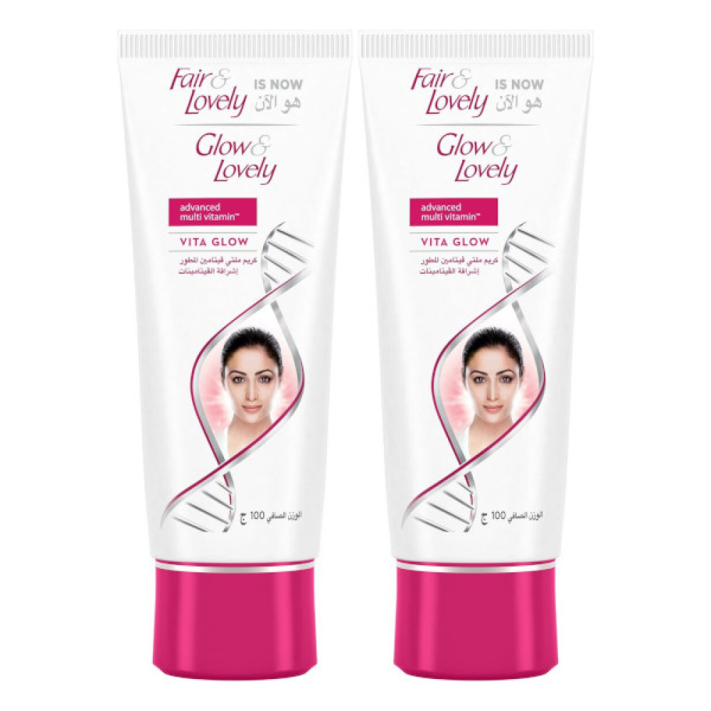 GLOW & LOVELY MULTI VITAMIN FAIRNESS CREAM 2 X 100GM 
