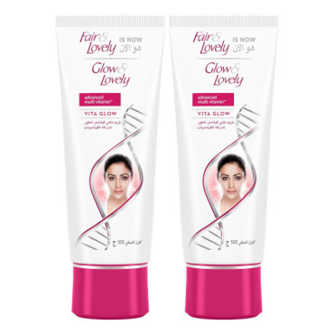 GLOW & LOVELY MULTI VITAMIN FAIRNESS CREAM 2 X 100GM 
