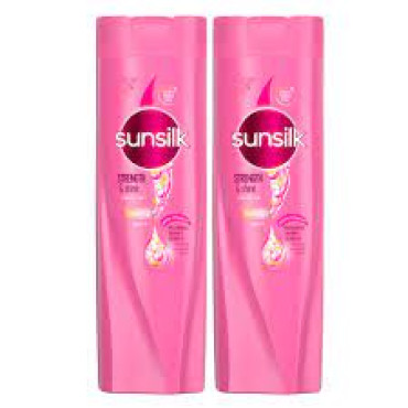 SUNSILK SHAMPOO STRENGTH & SHINE 2X400ML@10%OFF