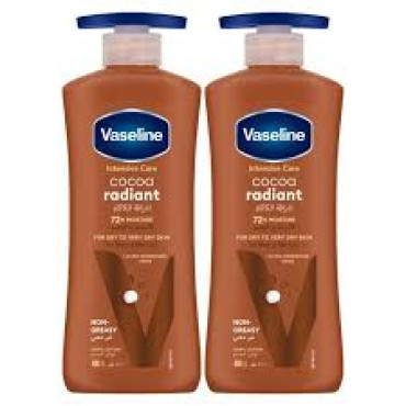 VASELINE LOTION COCO RADEANT 2X400ML@10% OFF