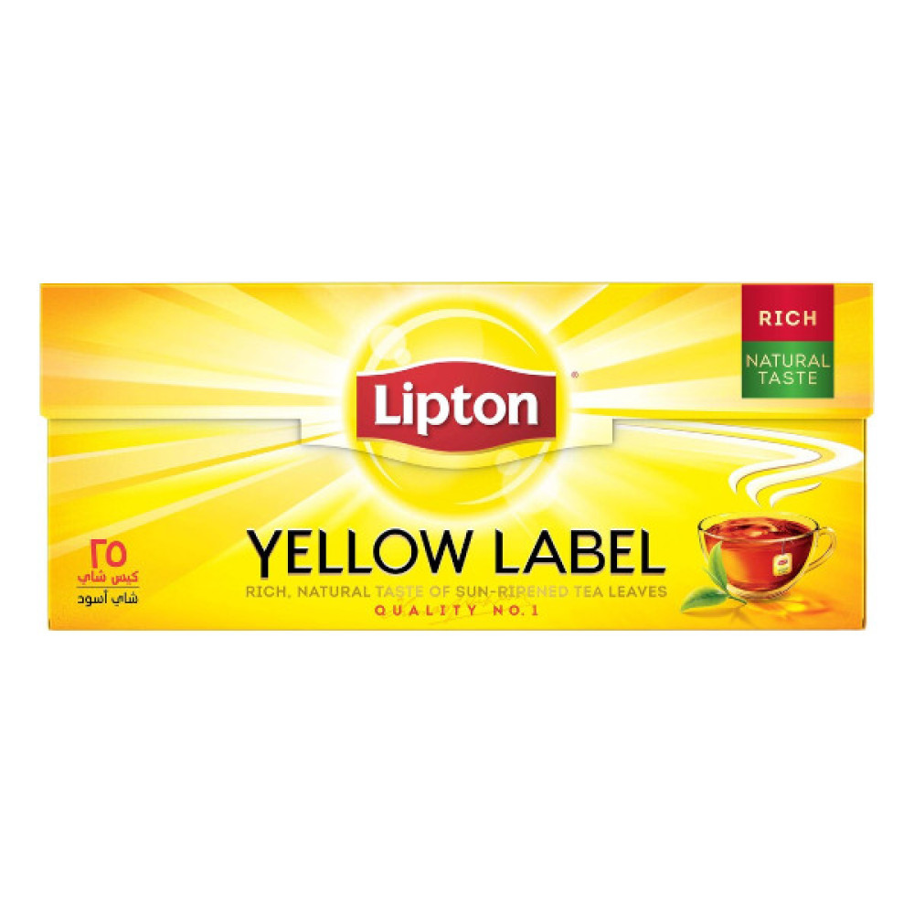 LIPTON YELLOW LABEL TEA 25 BAGS 