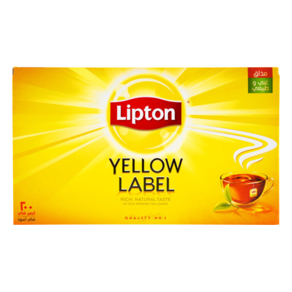 LIPTON YELLOW LABEL TEA BAGS 200-S