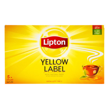 LIPTON YELLOW LABEL TEA BAGS 200-S