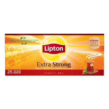 LIPTON EXTRA STRONG TEA BAG 25S 