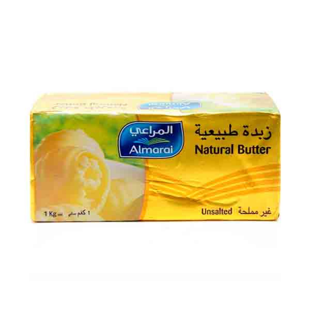 ALMARAI NATURAL BUTTER UNSALTED 1KG 
