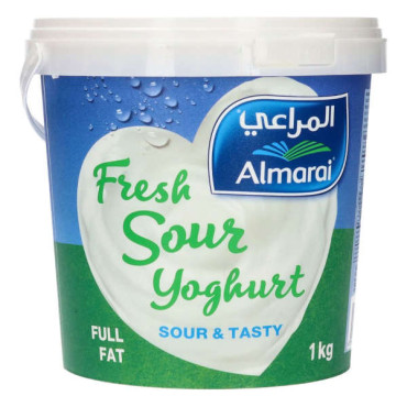 ALMARAI FRESH SOUR YOGHURT FULL FAT 1KG 
