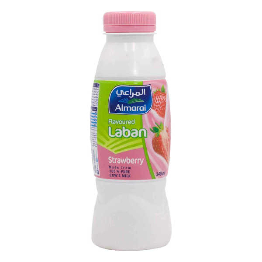 ALMARAI FLAVORED LABAN STRAWBERRY 340ML 