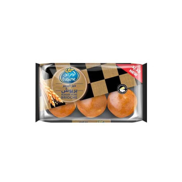 LUSINE BRIOCHE BURGER BUNS 402G