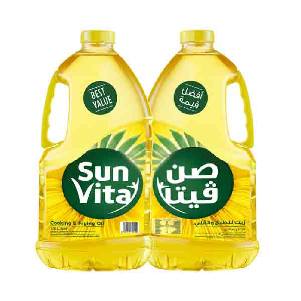SUN VITA COOKING & FRYING OIL 2 X 1.5LTR 