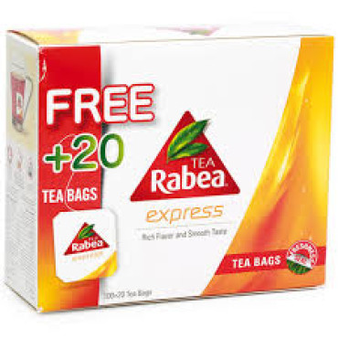 RABEA EXPRESS TEA BAG 100+20 TEA BAGS