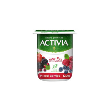 ACTIVIA LIGHT MIX BERRIES YOUGHURT 120GM