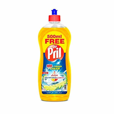 PRIL DISHWASHING LIQUID LEMON 1.5LTR 