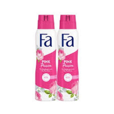 FA PINK PASSION DEO SPRAY 2X150ML
