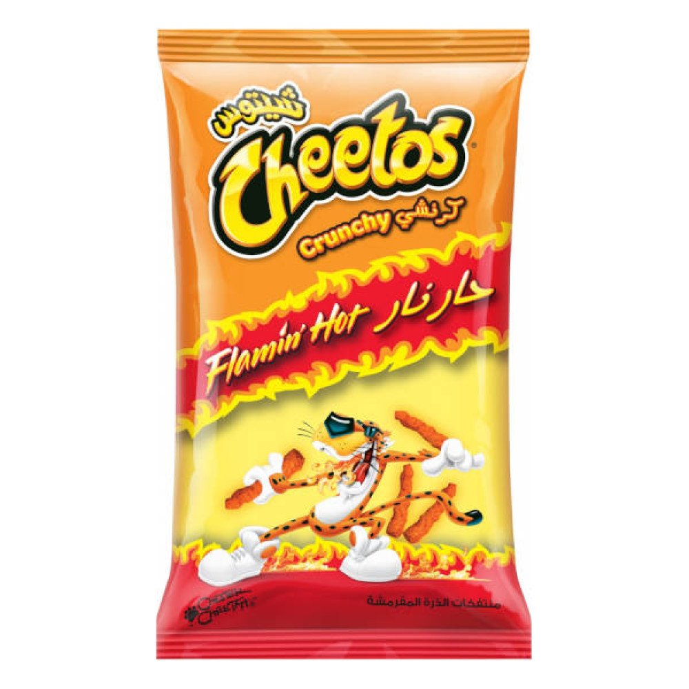 CHEETOS CRUNCHY FLAMIN HOT CORN SNACKS 54GM 