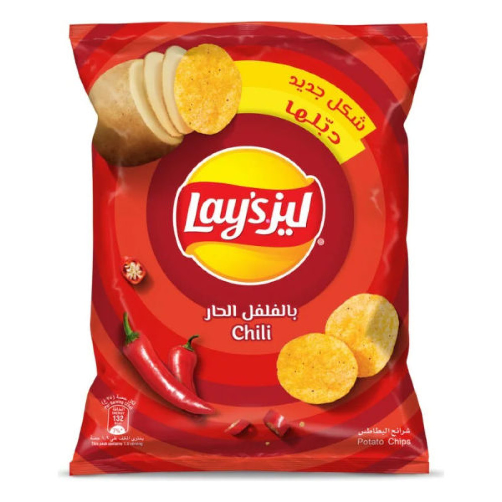 LAYS CHIPS CHILI 48GM 