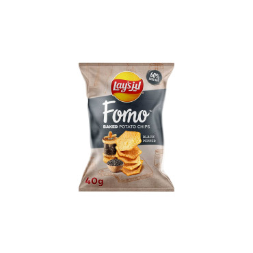 LAYS FORNO BLACK PEPPER 40GM