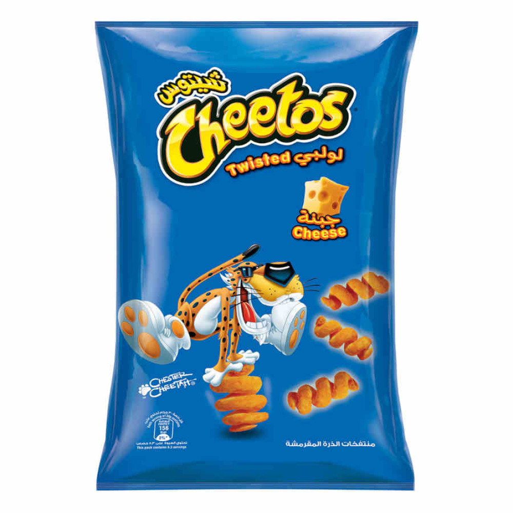 CHEETOS TWISTED CORN SNACKS CHEESE 150GM 