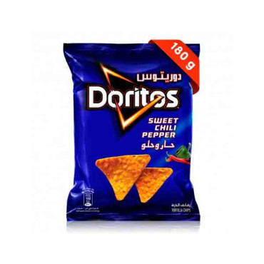 DORITOS TORTILLA CHIPS SWEET CHILI PEPPER 180GM 