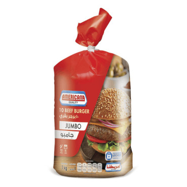 AMERICANA 10 BEEF BURGER JUMBO 1KG 