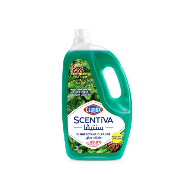 CLOROX SCENTIVA PINE FLOOR DISINFECTANT 1LTR +500M