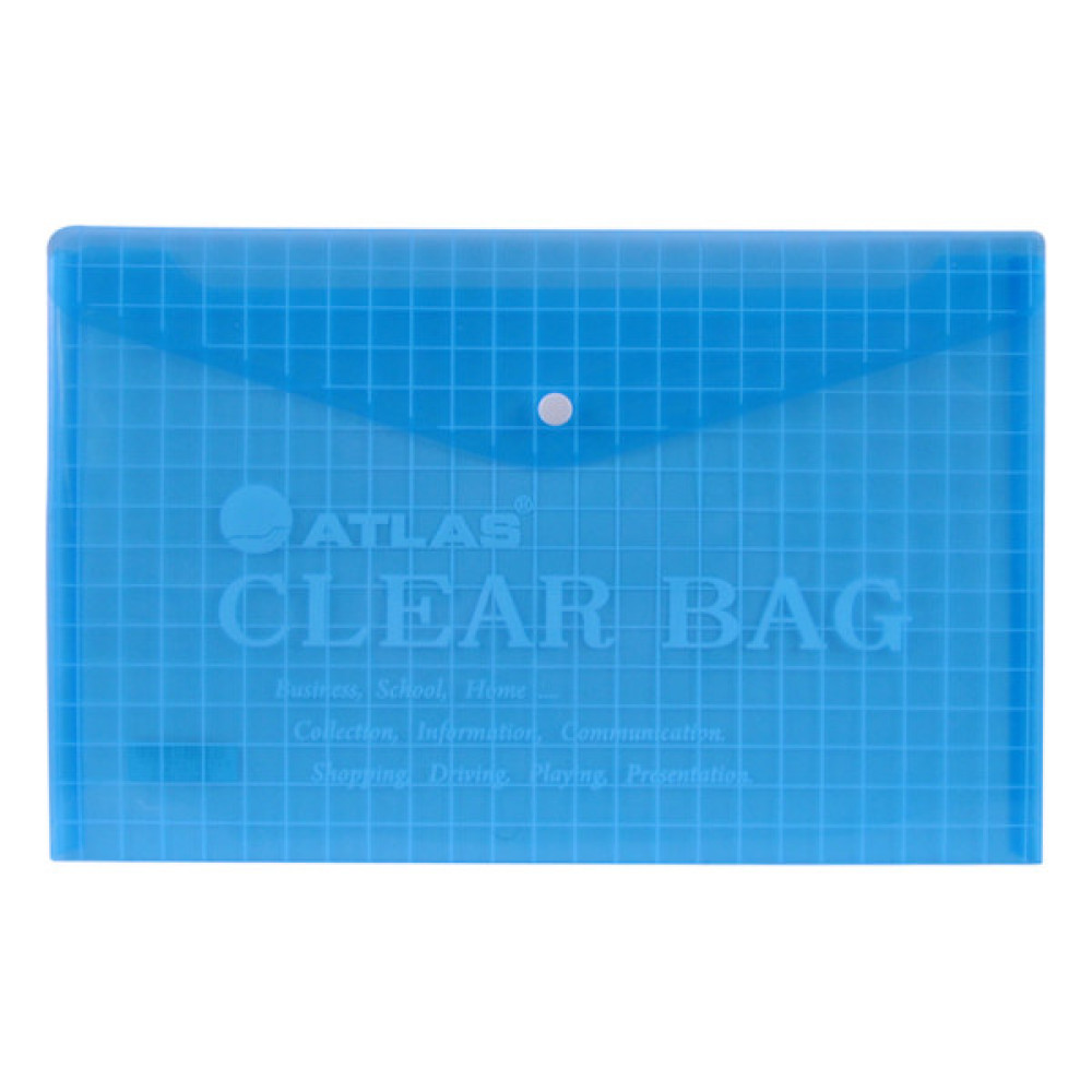 ATLAS DOCUMENT BAG - BLUE  