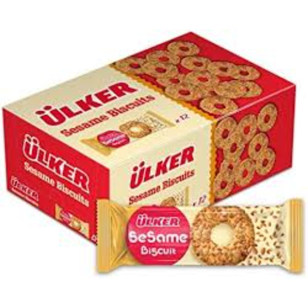 ULKER SESAME BISCUIT 58GM X12S