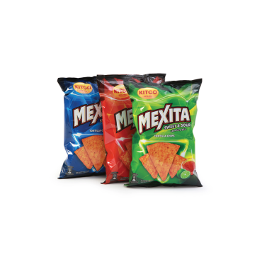 KITCO MEXITA TORTILLA CHIPS ASSORTED 3X130GM