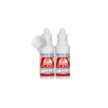 FLASH 1LTR X2 + BRUSH FREE