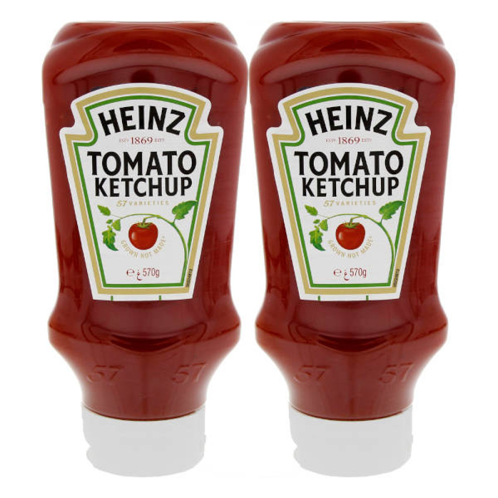 HEINZ TOMATO KETCHUP 2 X 570GM 