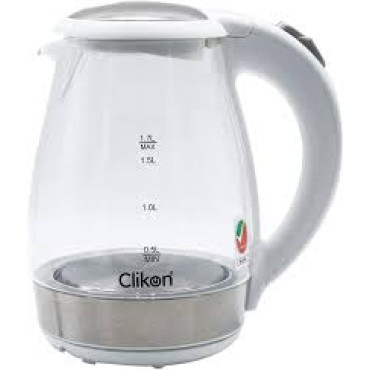 CLIKON GLASS KETTLE 1.7L-1850 2200W -CK5147