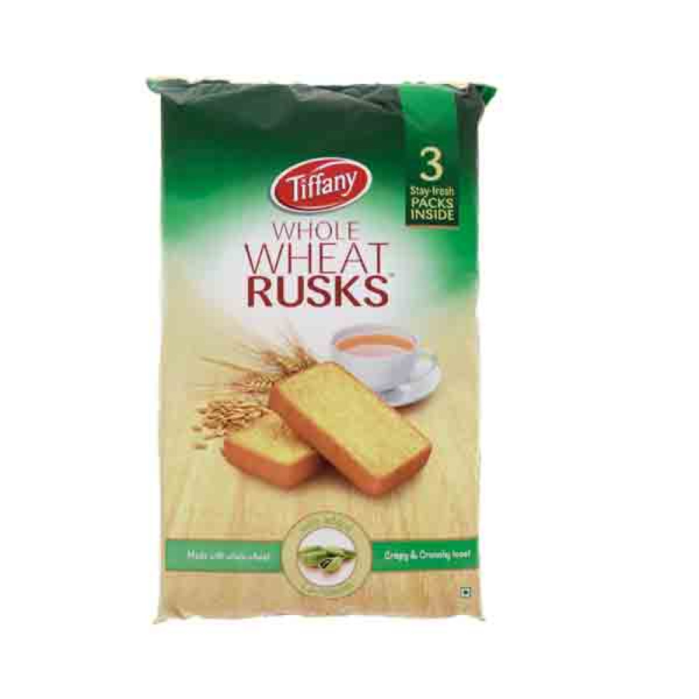 TIFFANY WHOLE WHEAT RUSKS 335GM 