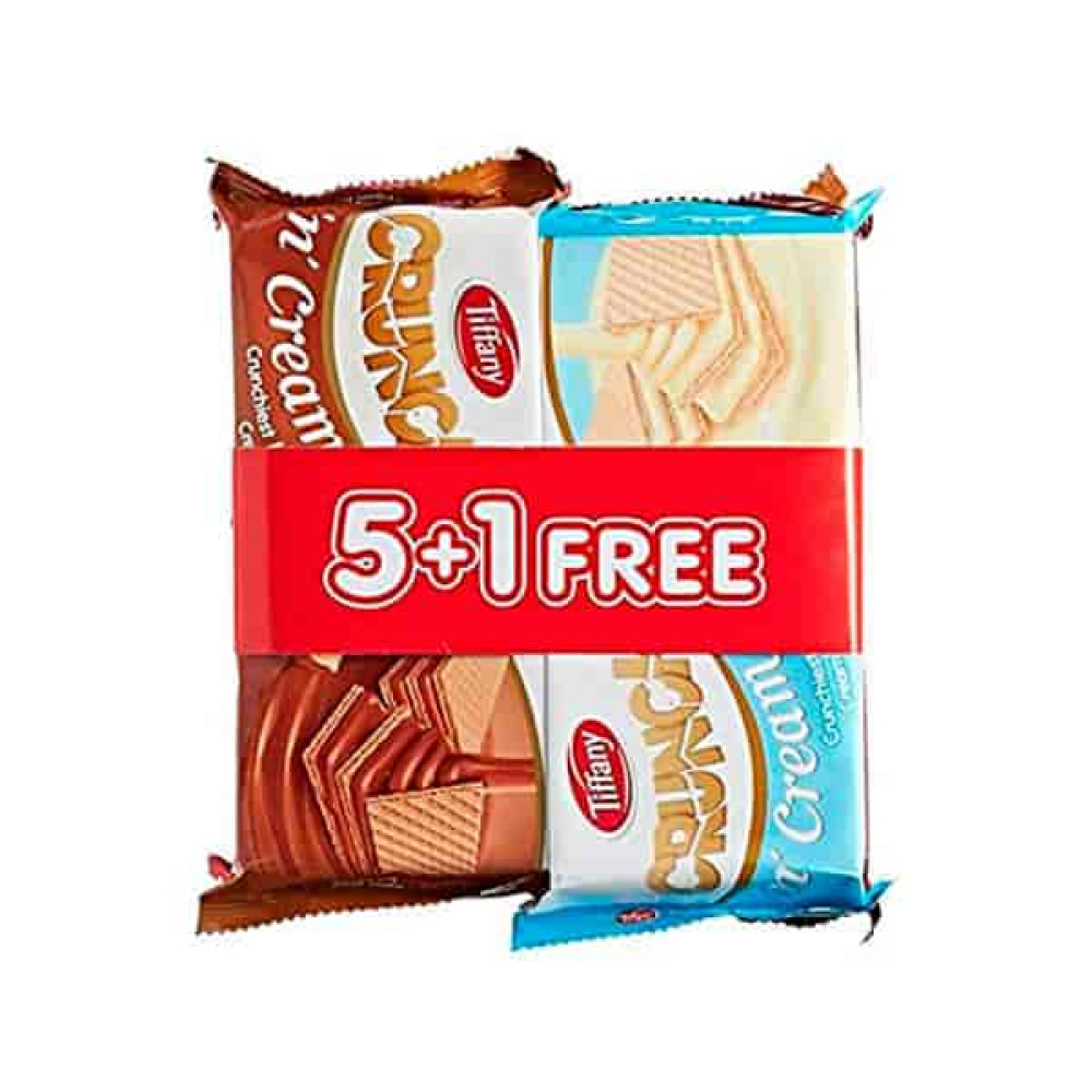 TIFFANY CRUNCH N CREAM 76GM 5+1 