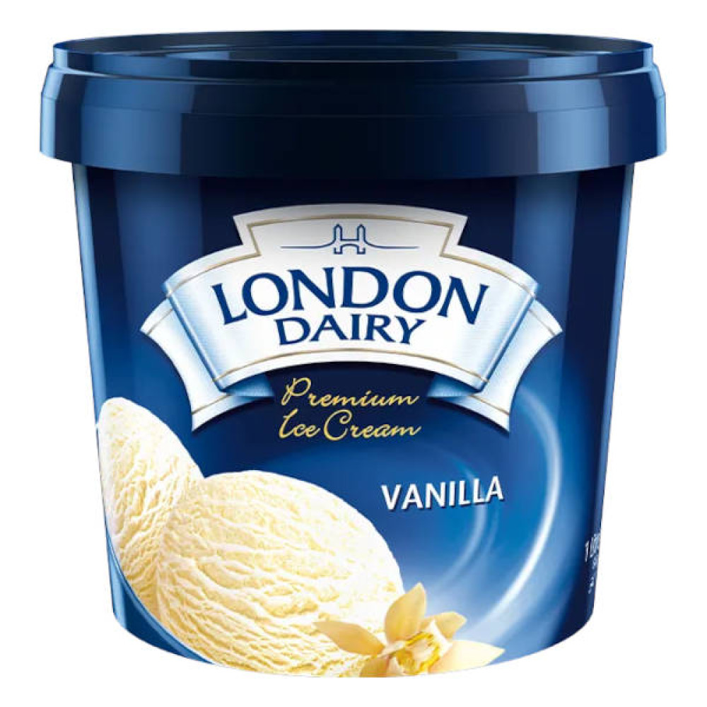 LONDON DAIRY ICE CREAM VANILLA 1LTR 