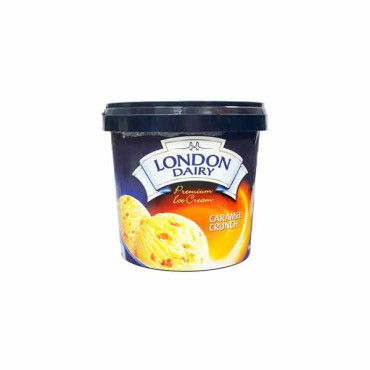 LONDON DAIRY ICE CREAM CARAMEL CRUNCH 1LTR 